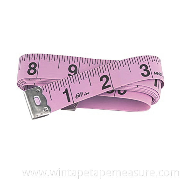 Bra size measurement promotional metric tape in pink 99 cents store